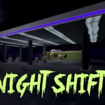 Night Shift Puppet Combo Horror Game Title Graphic