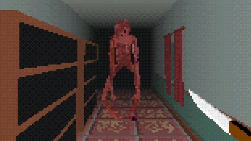 Quiet Manor Horror Game Screenshot