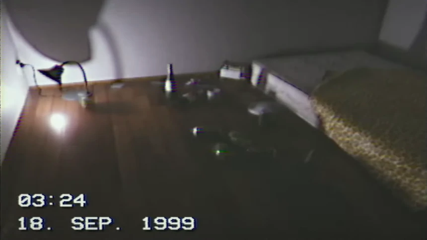 September 1999 VHS Found Footage Horror Game Screenshot