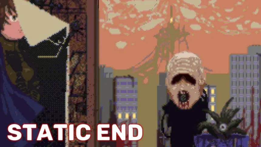 Static End itchio Title Graphic