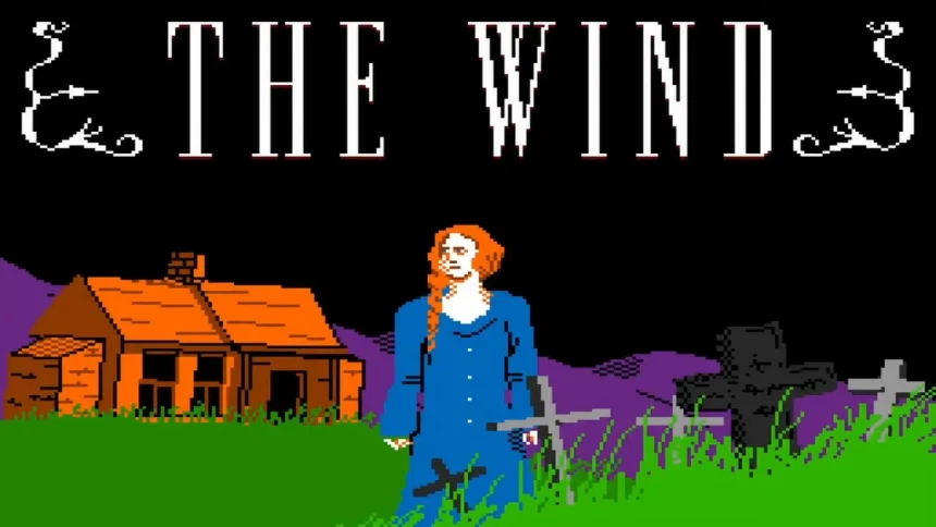 The Wind Horror Game DOS Title Graphic