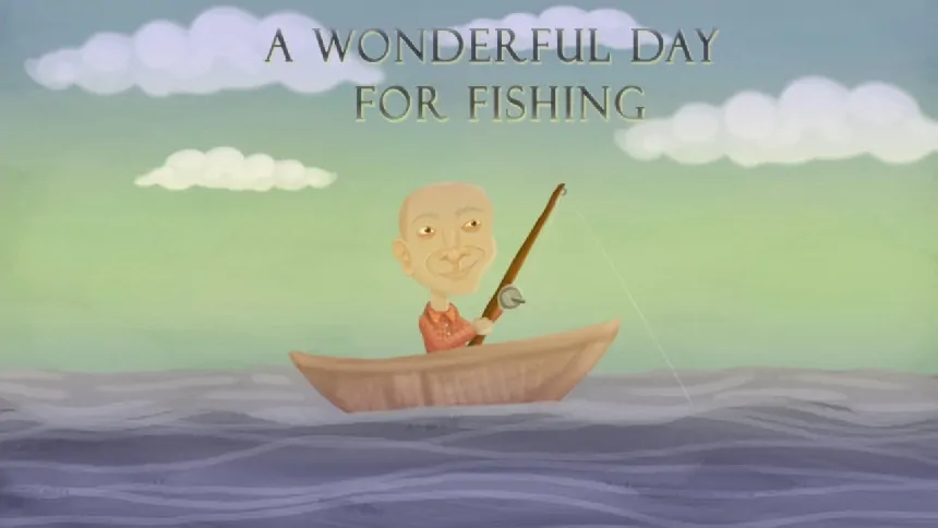 A Wonderful Day for Fishing Title Screenshot