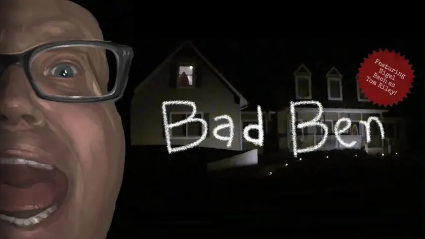 Bad Ben horror game title graphic