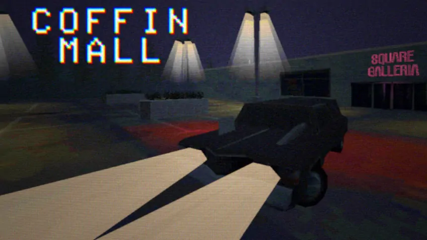 Coffin Mall Retro Horror Game Screenshot