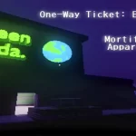 One way ticket ep.2 green soda building lit up at night